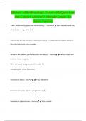 History of Embryology Exam with Questions and Correct Answers/ Already Grade A+ (latest version)