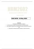 HRM2602 assignment 6 solutions semester 1 2024 DUE:26MAY