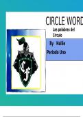 Spanish Circle Words