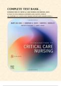 Introduction to Critical Care Nursing 8th Edition Sole Klein Moseley Test Bank