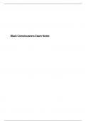 Summary -  Black Consciousness  (Pols2021)