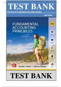Solution Manual For Fundamental Accounting Principles, 25th Edition, by John Wild Chapter 1-26 A+||Complete Guide A+