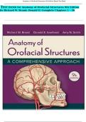 TEST BANK for Anatomy of Orofacial Structures 9th Edition by Richard W. Brand; Donald E| Complete Chapters  1 - 36