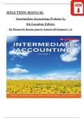 Beechy/Conrod, Intermediate Accounting (Volume 1), 8th Edition Solution Manual, Complete Chapters 1 - 11, Verified Latest Version 