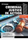 TESTBANK FOR CRIMINAL JUSTICE IN ACTION 11 EDITION LARRY K. GAINES ROGER LEROY MILLER INSTRUCTOR SOLUTIONS MANUAL
