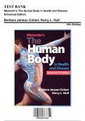 Test Bank for Memmler's The Human Body in Health and Disease, Enhanced Edition      , 14th Edition by Cohen, 9781284217964, Covering Chapters 1-25 | Includes Rationales