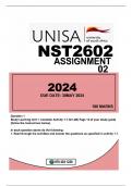NST2602 ASSIGNMENT 02 DUE DATE 30 MAY 2024