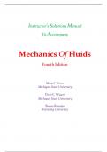 Instructor's Solutions Manual To Accompany   Mechanics Of Fluids Fourth Edition