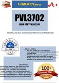PVL3702 Exam Portfolio (COMPLETE ANSWERS) Semester 1 2024