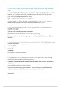 ATI RN CONCEPT-BASED ASSESSEMENT REAL EXAM QUESTIONS AND ANSWERS  2024 A nurse in a mental health facility is preparing an educational program for a group of staff nurses about  the proper use of restraints. Which of the following information should the n