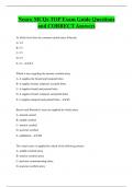 Neuro MCQs TOP Exam Guide Questions  and CORRECT Answers