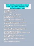 ZOOL 2403 Practical #1 Exam Study Guide Top Graded Questions with Correct Answers 2024