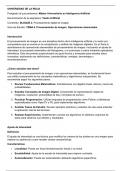 TEMA 6. Procesamiento de imagen. Operaciones elementales