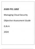 (WGU D320) ITCL 3202 Managing Cloud Security Objective Assessment Guide 2024.