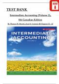 Beechy/Conrod, Intermediate Accounting (Volume 2), 8th Edition TEST BANK, Complete Chapters 12 - 22, Verified Latest Version