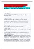 WGU PATHO D236 REVISION EXAM QUESTIONS AND ANSWERS 80+ VERIFIED QUESTIONS AND ANSWERS