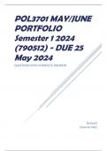 POL3701 MAY/JUNE PORTFOLIO Semester 1 2024 