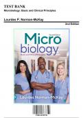 Test Bank for Microbiology: Basic and Clinical Principles, 2nd Edition by Norman-McKay, 9780136785750, Covering Chapters 1-21 | Includes Rationales