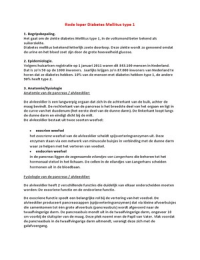 Rode loper diabetes mellitus type 1 