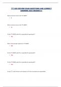 777 KSV REVIEW EXAM QUESTIONS AND CORRECT  ANSWERS 2024 GRADED A+ 