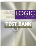 TEST BANK FOR A CONCISE INTRODUCTION TO LOGIC 13TH EDITION BY PATRICK J. HURLEY, LORI WATSON