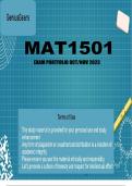 MAT1501 Exam Portfolio