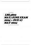 LML4802 MAY/JUNE EXAM 2024 – DUE 27 MAY 2024