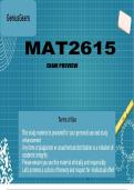 MAT2615 2024 EXAM SOLUTION