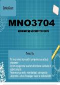 MNO3704 Assignment 5 Semester 2 2024