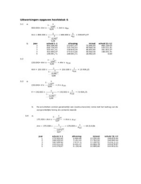 Uitwerking financiele rekenkunde H6