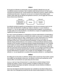 Samenvatting Attitudes & Communication (complete stof)