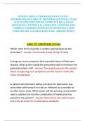 NEWEST MSN 571 PHARMACOLOGY EXAM  PHARMACOLOGY MSN 571 MIDTERM AND FINAL EXAM (ALL IN ONE DOCUMENT) COMPLETE REAL EXAM QUESTIONS AND WELL ELABORATED ANSWERS (100% CORRECT VERIFIED ANSWERS BY EXPERTS) LATEST UPDATES 2024 |GUARANTEED PASS . (BRAND NEW!!