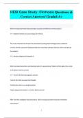 HESI Case Study: Cirrhosis Questions &  Correct Answers/ Graded A+