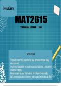 MAT2615 TUTORIAL LETTER 101.