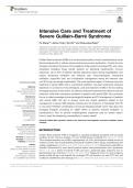 Intensive Care and Treatment of Severe Guillain–Barré Syndrome.