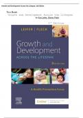 TEST BANK- Growth and Development Across the Lifespan, 3rd Edition( Leifer ,2022) 1-16 Chapter ||All Chapters