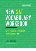 Seberson SAT Vocabulary Workbook.