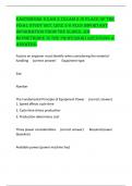 EARTHWORK EXAM 2 (EXAM 2 IN PLACE OF THE FINAL STUDY SET, QUIZ 5-8 PLUS IMPORTANT INFORMATION FROM THE SLIDES. JIM McPHETRIDGE IS THE PROFESSOR) QUESTIONS & ANSWERS.