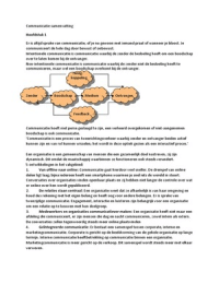 Handboek Communicatie H1 tm 5