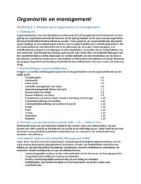 Organisatie en Management