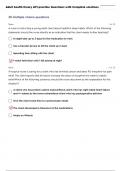 ATI ADULT HEALTH THEORY QUESTIONS AND CORRECT ANSWERS