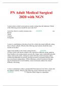 PN Adult Medical Surgical 2020 with NGN