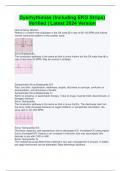 Dysrhythmias (Including EKG Strips) Verified | Latest 2024 Version