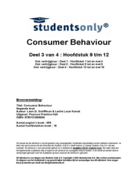 Consumentengedrag H9-12