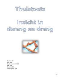 Thuistoets inzicht in dwang en drang