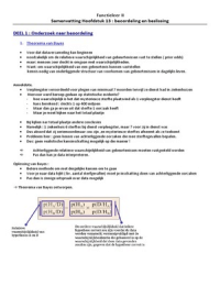 Psychologische functieleer II H13 : beoordeling en beslissing