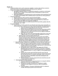 Statistics Stenden University Year 2 International Hospitality Management