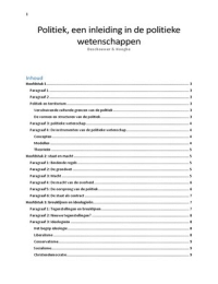 Politiek. Een inleiding in de politieke wetenschappen