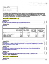 Tentamen antwoorden SPSS Statistiek