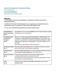 CHVCAT1A.1 Projectinrichting c-cluster 